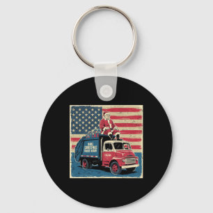 Vintage Donald Trump Xmas Truck Make Christmas Gre Key Ring