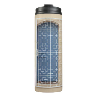 VINTAGE DOOR THERMAL TUMBLER