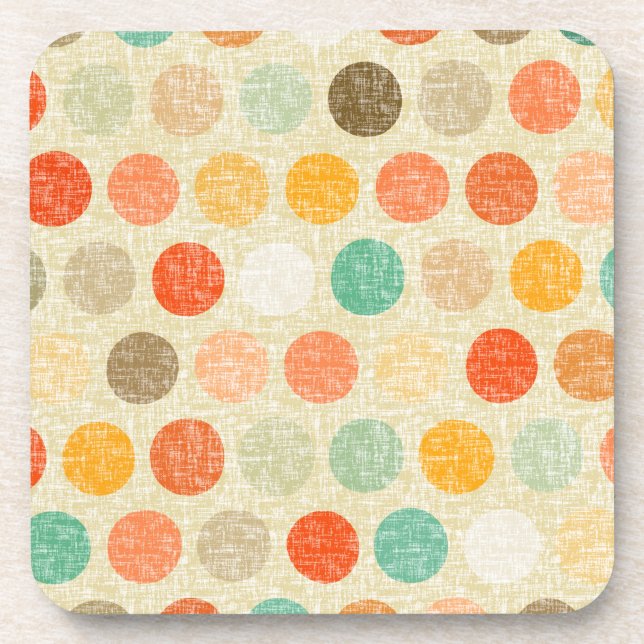 vintage dot coaster (Front)