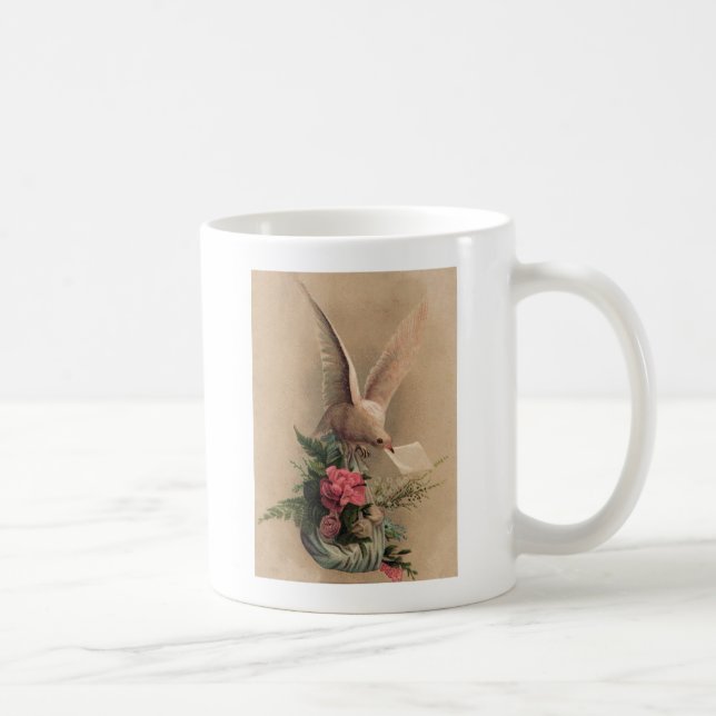 Vintage Dove Coffee Mug (Right)