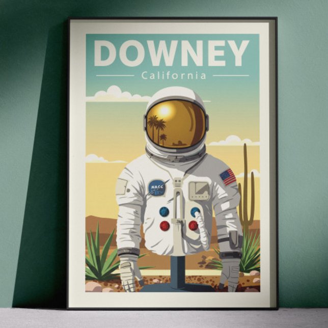Vintage Downey California Poster (Creator Uploaded)