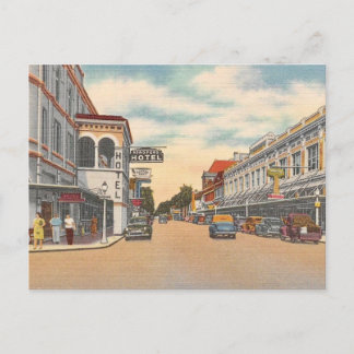 Vintage Downtown Ft. Myers FL Postcard