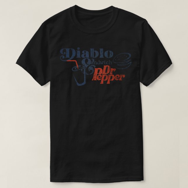 Vintage Dr Pepper Sandwich T-Shirt (Design Front)