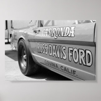 Vintage Drag - Gas Poster