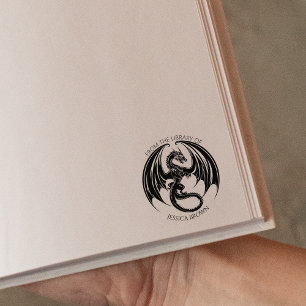 Vintage Dragon From the Library Of Rubber Stamp