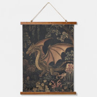 Vintage Dragon in Forest 