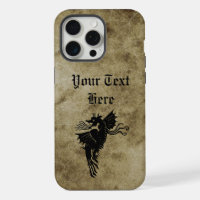 Vintage Dragon Silhouette Emblem Personalised