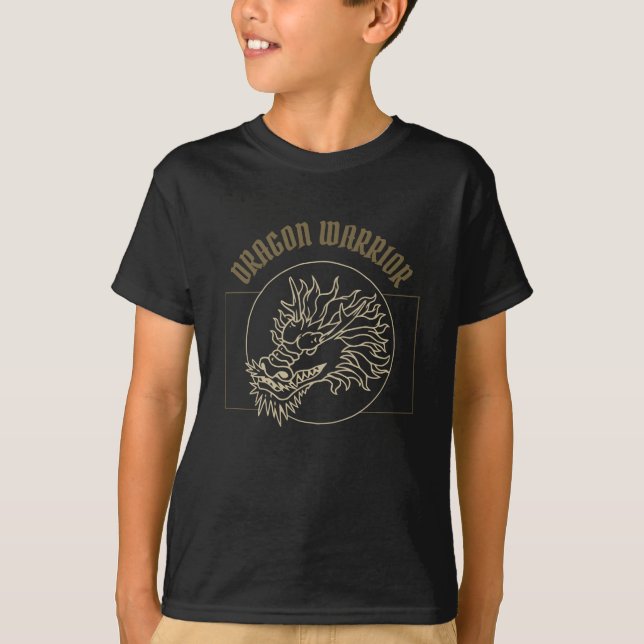 Vintage Dragon Warrior T-Shirt (Front)