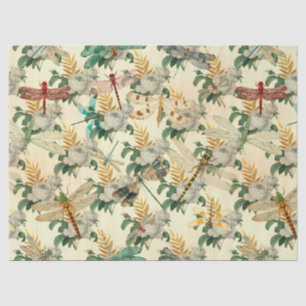 Vintage Dragonflies Series Design 7 Tissue Paper