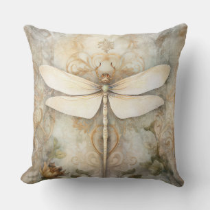 Vintage Dragonfly Cushion