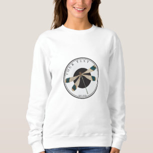 Vintage Dragonfly Distressed Entomology Monogram  Sweatshirt