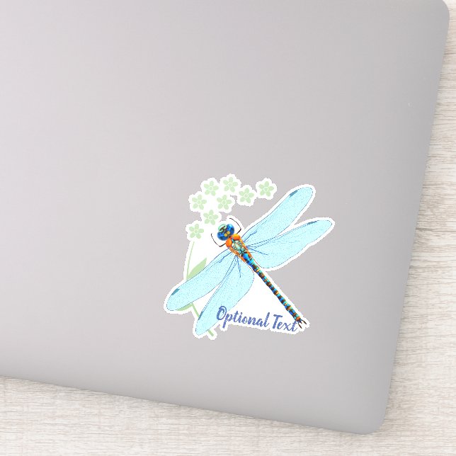 Vintage Dragonfly on Faded Floral (Detail)