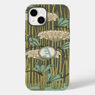 Vintage Dragonfly Reed Monogram iPhone Case-Mate iPhone 14 Case