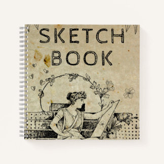 Vintage Drawing Sketch Book