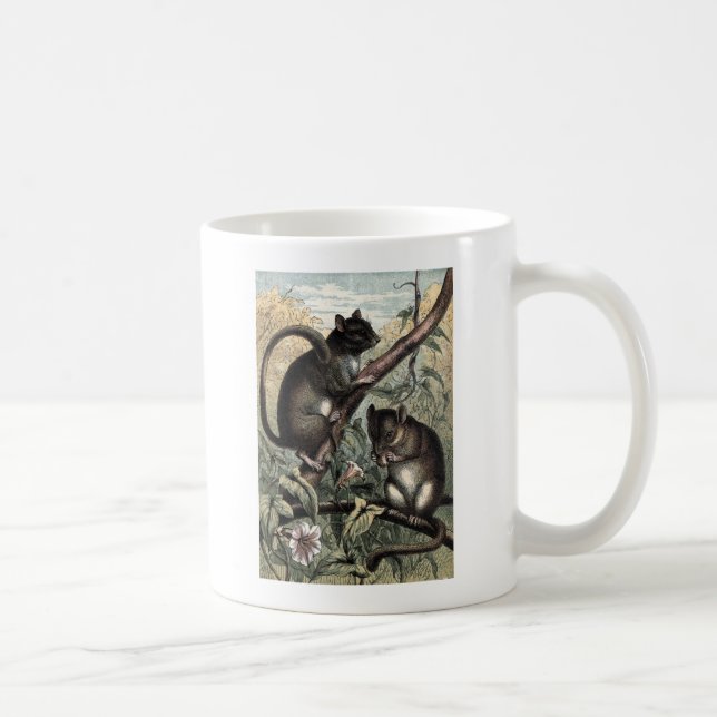 Vintage Drawing: The Dormouse Coffee Mug (Right)