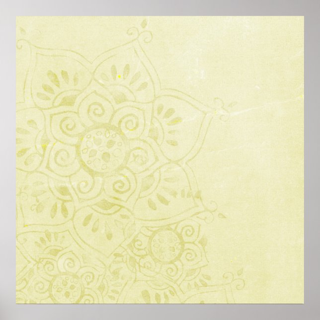 Vintage Dream Beige Backdrop Canvas Poster (Front)
