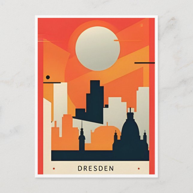 vintage Dresden Germany Travel allemagne Postcard (Front)