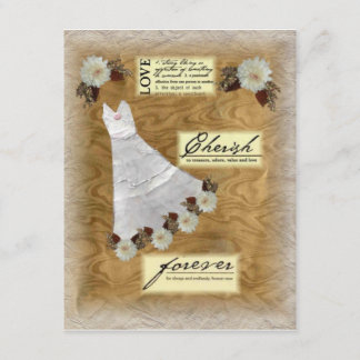 Vintage Dress Bridal Shower Invitation