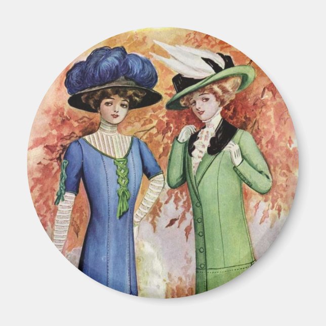Vintage Dresses Magnet (Front)