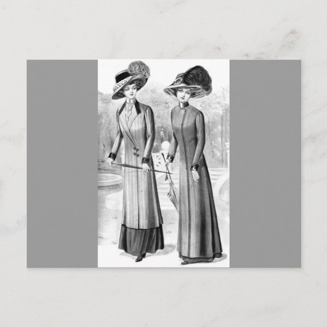 Vintage Dresses Postcard (Front)