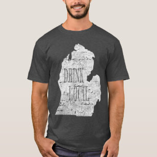 Vintage Drink local craft beer Michigan T-Shirt