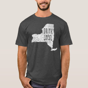 Vintage Drink local craft beer New York T-Shirt