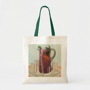 Vintage Drinks and Beverages, Pitcher of Sangria Tote Bag