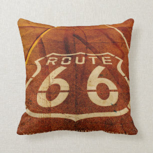 Vintage Drive America Route 66 Pillow