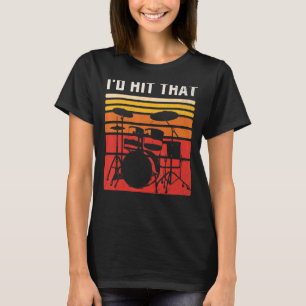 Vintage Drums Retro Drummer And Percussion Music T-Shirt