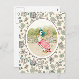 Vintage Duck Easter  Holiday Postcard