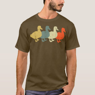 Vintage Ducks Retro Funny Farm Farmer Duck Lover T-Shirt