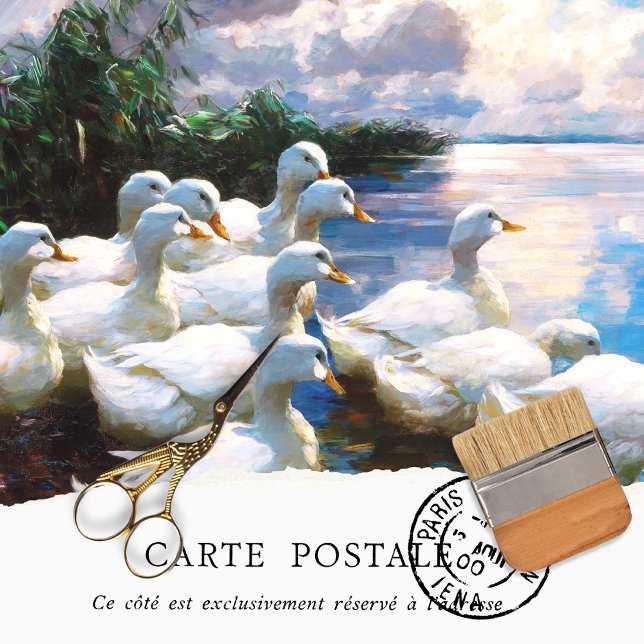 Vintage Ducks Tissue Paper (Creator Uploaded)