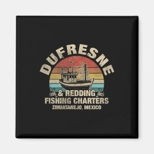 Vintage Dufresne And Redding Fishing Charters Magnet