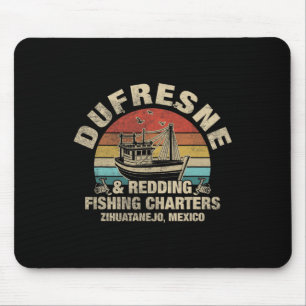 Vintage Dufresne And Redding Fishing Charters  Mouse Pad