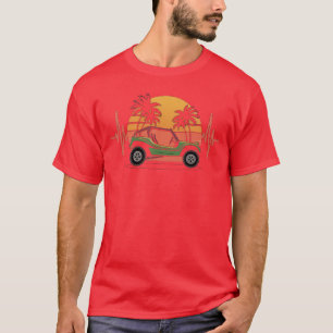 Vintage Dune Buggy Heartbeat Racing Offroad Car Du T-Shirt
