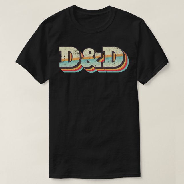 Vintage Dungeons Dragons T-Shirt (Design Front)