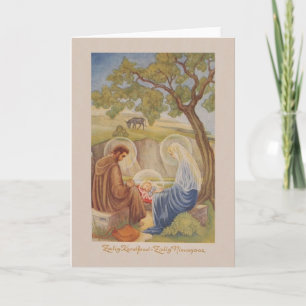 Vintage Dutch Christmas and New Year Card