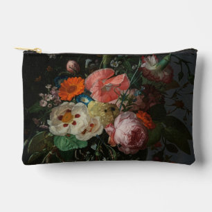 Vintage Dutch Master Still Life Rachel Ruysch Accessory Pouch