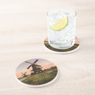 Vintage Dutch Windmills coaster