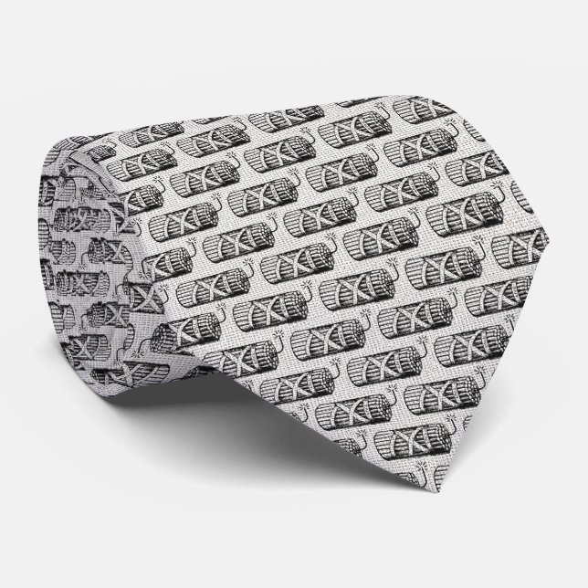 Vintage Dynamite - Pop Art Engraving Tie (Rolled)