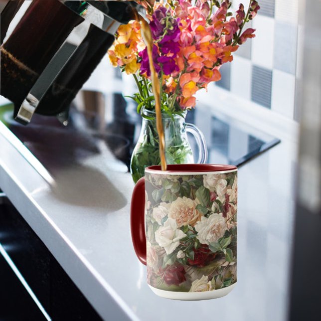 Vintage E. Hariel Rose Still Life        Mug (Creator Uploaded)