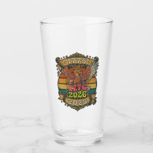 Vintage Eagle 1776 2026 Shirt Bubble Patriotic Glass