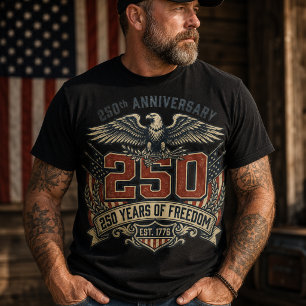 Vintage Eagle 250 Years of Freedom T-Shirt