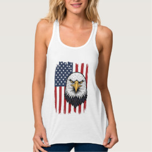 Vintage Eagle American Flag Patriotic Shirt Design