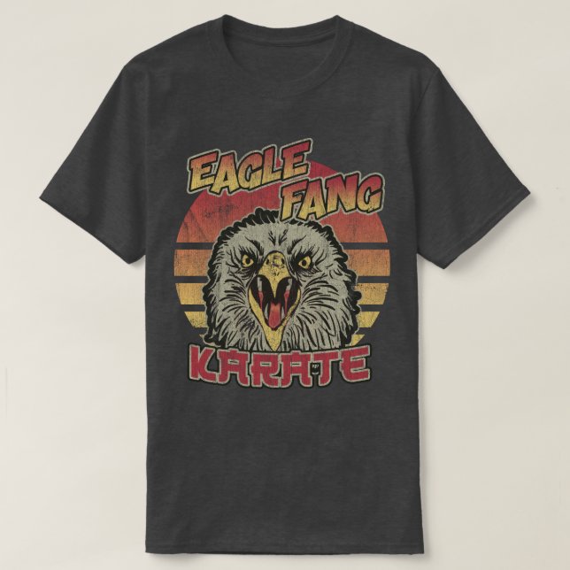 VINTAGE EAGLE FANG KARATE T-Shirt (Design Front)