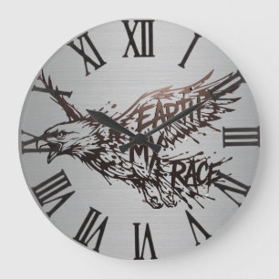 Vintage Eagle Roman Numeral Wall Clock