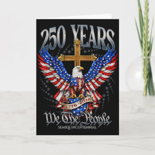 Vintage Eagle Usa Flag 250 Years 1776-2026 250th B Card