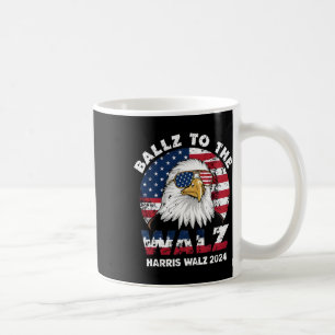 Vintage Eagle Usa Flag Ballz To The Wheimer Harris Coffee Mug