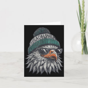 Vintage Eagle With Sungles Men Women Kids Cool  Card