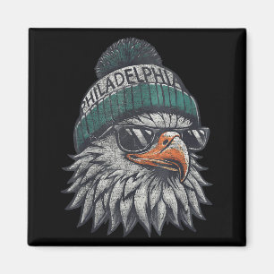 Vintage Eagle With Sungles Men Women Kids Cool  Magnet